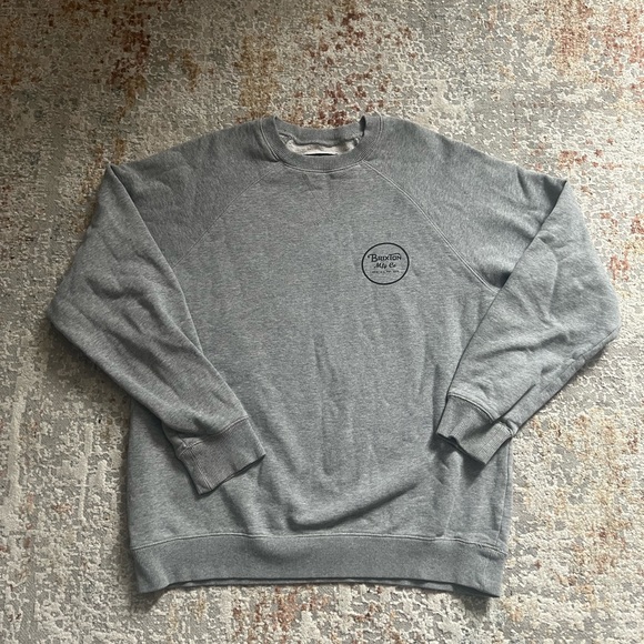 Brixton Other - Brixton Heather Gray Crewneck Sweater